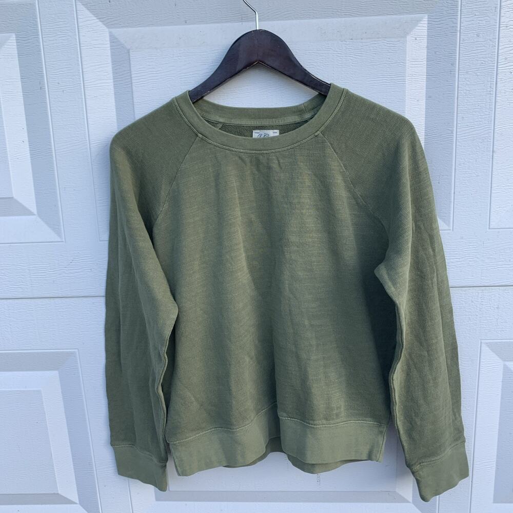 J crew Womens Vintage Fleece Sweatshirt Crewneck Sz M Excellent